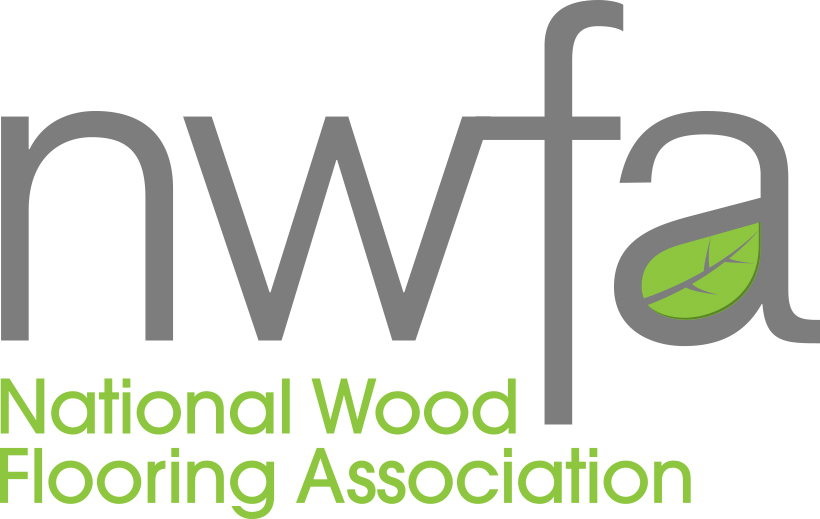 light grey national wood flooring association logo